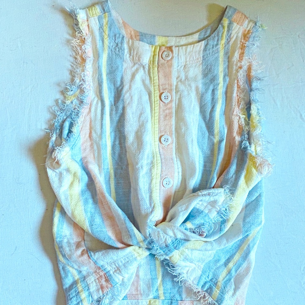 Cute Pastel Crop Blouse